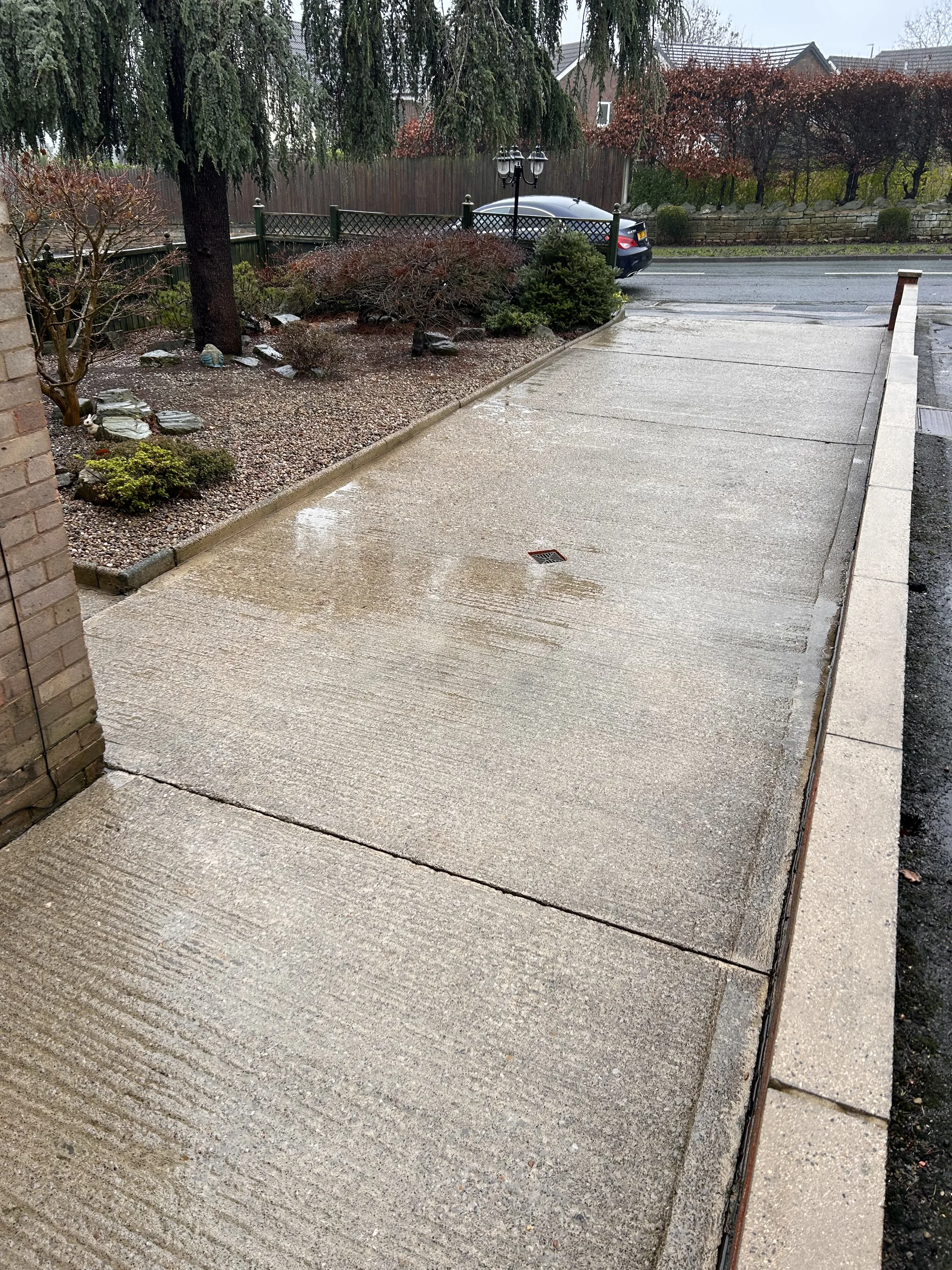 Pressure washing project in Stockport (2)